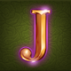 queen of wonderland megaways j symbol icon