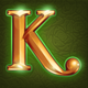 queen of wonderland megaways k symbol icon