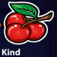quick hit super wheel wild red cherries symbol icon