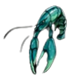rabid randy gone fishing prawn symbol icon