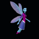 rainbow lady fairy symbol icon