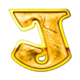 rainbow riches deluxe j symbol icon