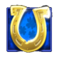 rainbow riches locomotion horseshoe symbol icon