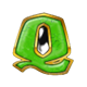 rainbow riches locomotion q symbol icon
