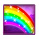 rainbow riches locomotion rainbow symbol icon