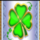 rainbow riches reels of gold clover symbol icon