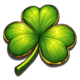 rainbow rush clover symbol icon