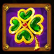 rainbow stacks clover symbol icon