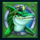 razor returns green shark symbol icon