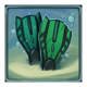 razor shark flippers symbol icon