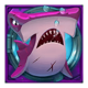razor shark purple shark symbol icon