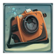 razor shark underwater camera symbol icon