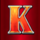 red fortune k symbol icon