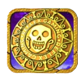 redbeards ruby fortune map coin symbol icon