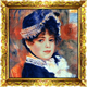 renoir riches woman blue symbol icon