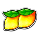 retro 777 lemons symbol icon
