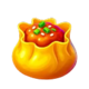 rice and riches hold and win dumpling symbol icon