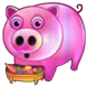 rich cluckin eggs pork symbol icon