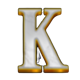 roman spins k symbol icon