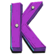 rowdy rabbits collect and win k symbol icon