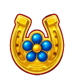 royal beellion hold and win horseshoe symbol icon
