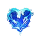 rtg triple tigers heart symbol icon