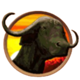safari expedition ox symbol icon