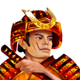 samurai warrior man symbol icon
