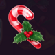 santas christmas gifts candy symbol icon