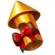 santas festive express hold and win steam whistle symbol icon