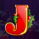 santas gifts j symbol icon