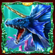 sea treasure deep dive monster symbol icon