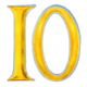 secret 6 number 10 symbol icon