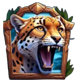 serengeti sunrise hold and earn cheetah symbol icon