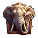serengeti sunrise hold and earn elephant symbol icon