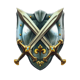 sheriff of nottingham swords symbol icon