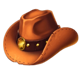 sherrifs star secret hat symbol icon