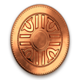 silk road riches copper coin symbol icon