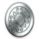 silk road riches silver coin symbol icon