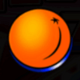 sizzling 777 orange symbol icon
