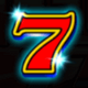 sizzling 777 seven symbol icon