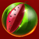 sizzling bells watermelon symbol icon