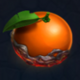 sizzling eggs halloween edition orange symbol icon