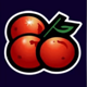 sizzling hot deluxe cherry symbol icon