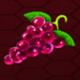 sizzling triple seven deluxe grapes symbol icon