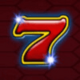 sizzling triple seven deluxe seven symbol icon