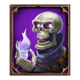 skibblings skeleton flame symbol icon