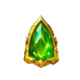 slattors battle orcs vs elves green gem symbol icon