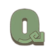 smoking dragon q symbol icon