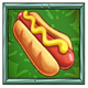 snack attack megaways hotdog symbol icon